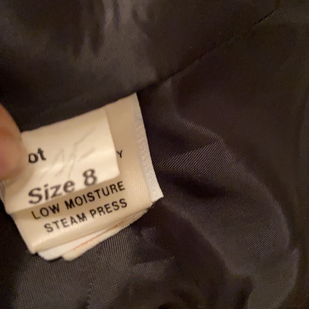 68 E Strauss Vintage Blazer & Scarf sz 8 jck p2p 18 21L - Picture 12 of 15